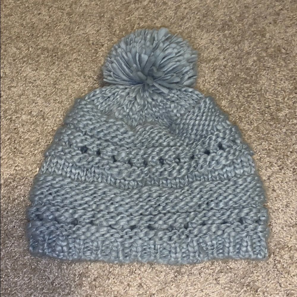 Me to We grey beanie.